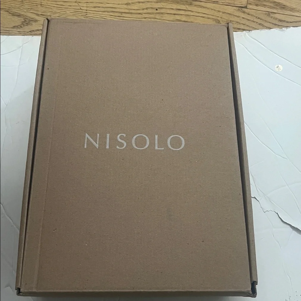 NISOLO ALL-WEATHER AMALIA TOBACO‎ COLOR LACEUP BOOTS SIZE 7.5 NIB